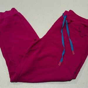 WMagenta Joggers with Blue Accents